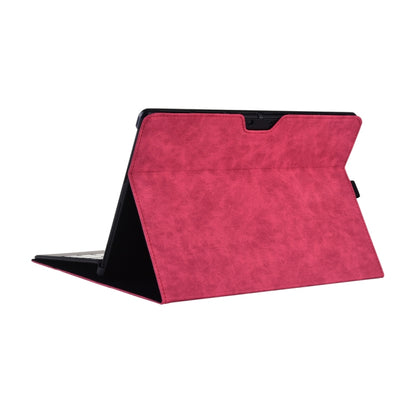 13 inch Leather Tablet Protective Case For Microsoft Surface Pro X, Color: Rose Red - 13.3 inch by buy2fix | Online Shopping UK | buy2fix