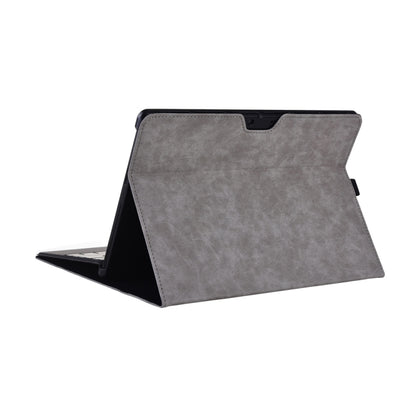 13 inch Leather Tablet Protective Case For Microsoft Surface Pro X, Color: Light Gray + Power Bag - 13.3 inch by buy2fix | Online Shopping UK | buy2fix