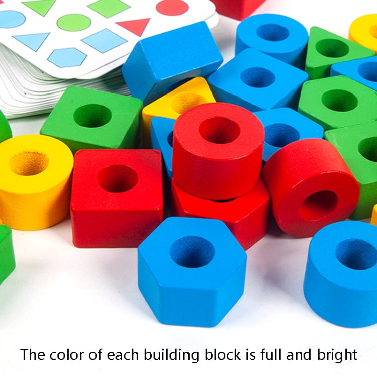 Geometric Figures Matching Blocks Children Puzzle Toy For Single - Math Toys by buy2fix | Online Shopping UK | buy2fix