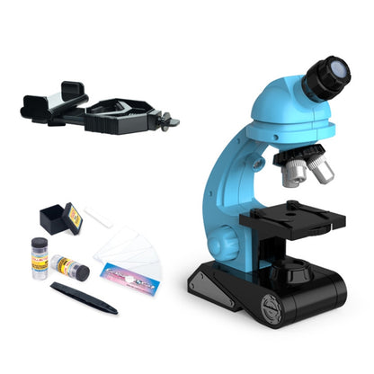 GB002 HD 1200 Times Wide Angle Microscope Children Educational Toys(Blue) - Consumer Electronics by buy2fix | Online Shopping UK | buy2fix