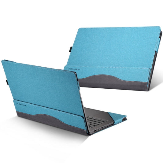 Laptop Leather Anti-Fall Protective Case For HP Envy X360 13-Ag Ar(Gray Cobalt Blue) - 13.3 inch by buy2fix | Online Shopping UK | buy2fix