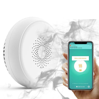 ZB-SMK-1 Smart Wireless Smoke Detector - Smoke Gas Detector by buy2fix | Online Shopping UK | buy2fix