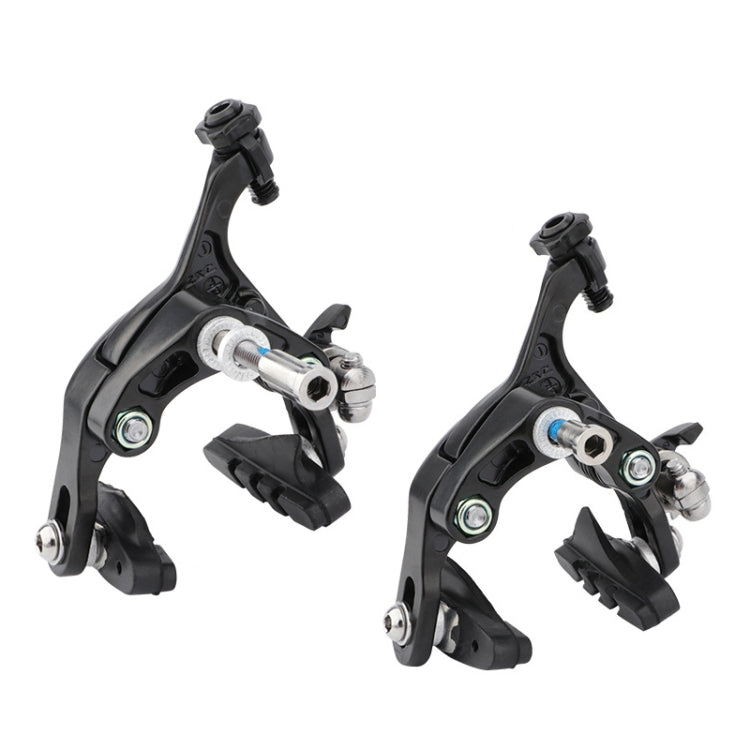 Meroca Bicycle Aluminum Alloy C Brake, Color: Black Front+Rear - Bicycle Brake Parts by MEROCA | Online Shopping UK | buy2fix