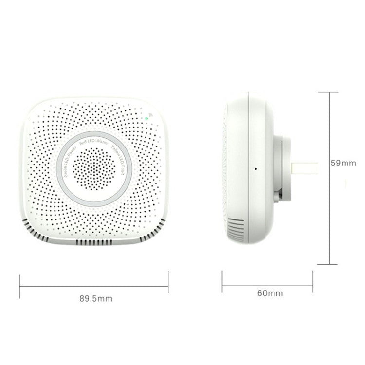 TY-GSA-87 Smart Home WIFI Gas Detector, Specification: EU Plug - Security by buy2fix | Online Shopping UK | buy2fix