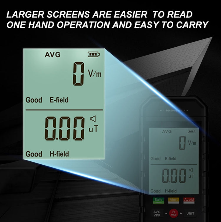 ET925 Large Screen Digital Display Electromagnetic Radiation Detector - Consumer Electronics by buy2fix | Online Shopping UK | buy2fix