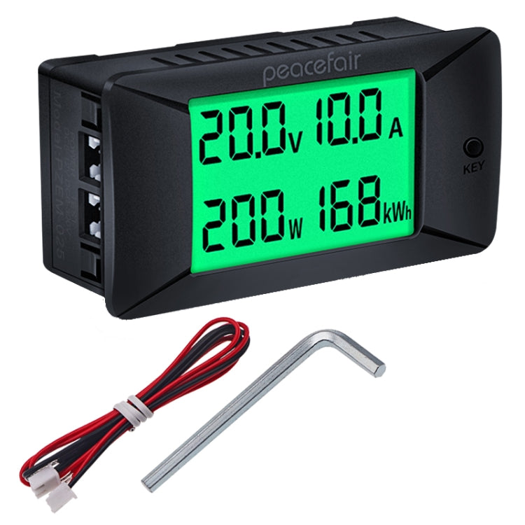 Peacefair PZEM-025 DC Multifunctional DC Digital Display Tester, Specification: 50A - Current & Voltage Tester by Peacefair | Online Shopping UK | buy2fix