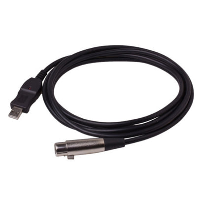 3m Microphone Connection Computer Cable USB To XLR(Black) - Consumer Electronics by buy2fix | Online Shopping UK | buy2fix