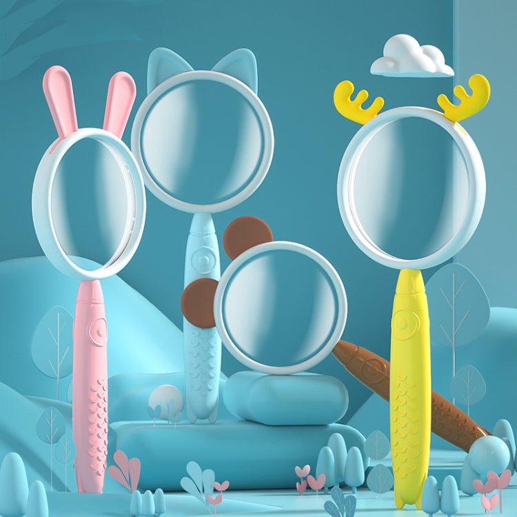 3x Magnifying Glass HD Cartoon Magnifying Glass Toy Gift For Children(Blue Kitten) - Consumer Electronics by buy2fix | Online Shopping UK | buy2fix