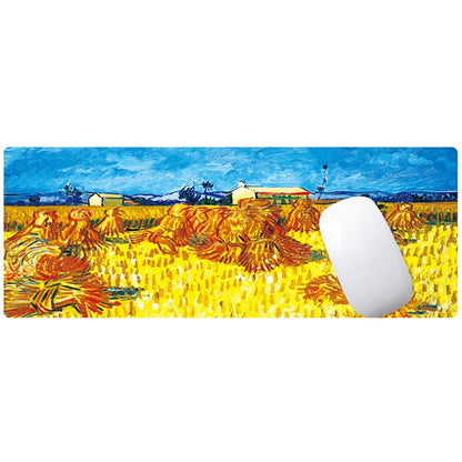 300x800x1.5mm Unlocked Am002 Large Oil Painting Desk Rubber Mouse Pad(Wheat Field) - Mouse Pads by buy2fix | Online Shopping UK | buy2fix