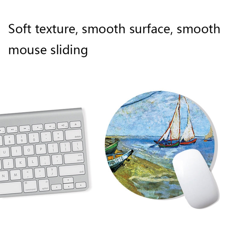 300x800x2mm Locked Am002 Large Oil Painting Desk Rubber Mouse Pad(Wheat Field) - Mouse Pads by buy2fix | Online Shopping UK | buy2fix