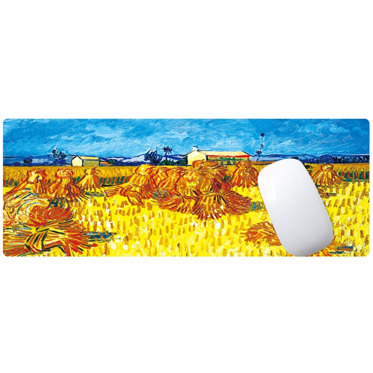 300x800x3mm Locked Am002 Large Oil Painting Desk Rubber Mouse Pad(Scarecrow) - Mouse Pads by buy2fix | Online Shopping UK | buy2fix