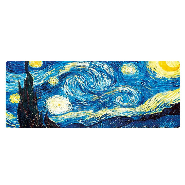 300x800x4mm Locked Am002 Large Oil Painting Desk Rubber Mouse Pad(Starry Sky) - Mouse Pads by buy2fix | Online Shopping UK | buy2fix