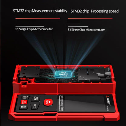 SNDWAY SW-DS50 Handheld Laser Rangefinder Infrared Laser Ruler, Distance: 50m - Laser Rangefinder by SNDWAY | Online Shopping UK | buy2fix