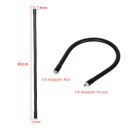 40cm Live Broadcast Bracket Extension Hose Tripod Accessories,Style: Hose + PTZ - Consumer Electronics by buy2fix | Online Shopping UK | buy2fix