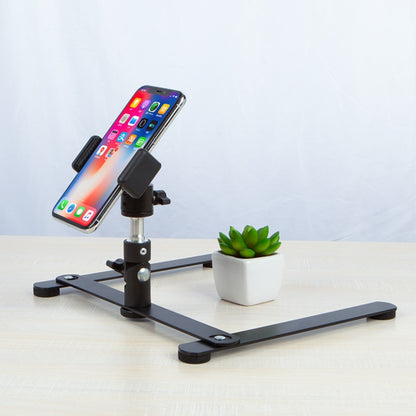 360 Degree Adjustable Metal Overhead Base Desktop Phone Holder,Style: Base+PTZ+Rotatable Phone Clip - Consumer Electronics by buy2fix | Online Shopping UK | buy2fix