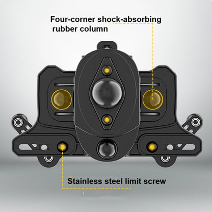 Motorcycle Bracket Crab Navigation Phone Bracket,Style： M10+15W Wireless Charging - In Car by buy2fix | Online Shopping UK | buy2fix