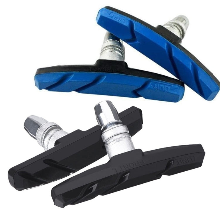 2 Pairs Silent V-brake Bicycle Brake Shoes, Color: Blue - Outdoor & Sports by buy2fix | Online Shopping UK | buy2fix