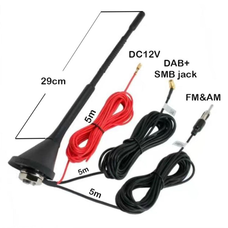 Roof DAB FM Antenna Car Radio Digital Broadcast Antenna - In Car by buy2fix | Online Shopping UK | buy2fix