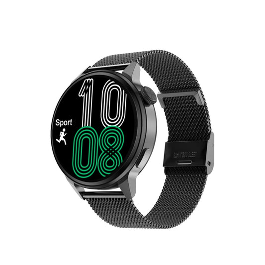 Wearkey DT4+ 1.36 Inch HD Screen Smart Call watch with NFC Function, Color: Black Steel - Smart Wear by Wearkey | Online Shopping UK | buy2fix