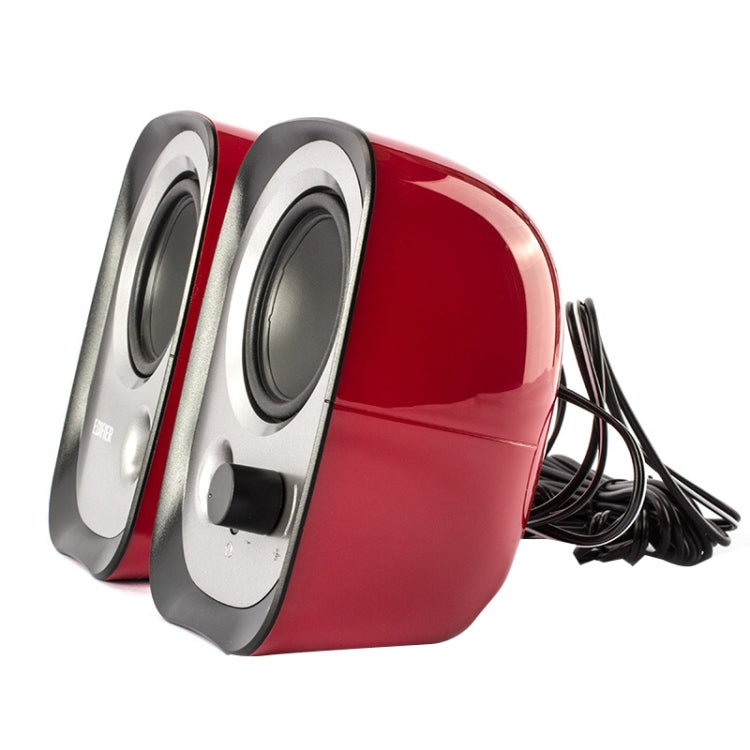 2 PCS Edifier R12U Subwoofer Mobile Phone Mini Desktop Computer USB Audio(Red) -  by Edifier | Online Shopping UK | buy2fix