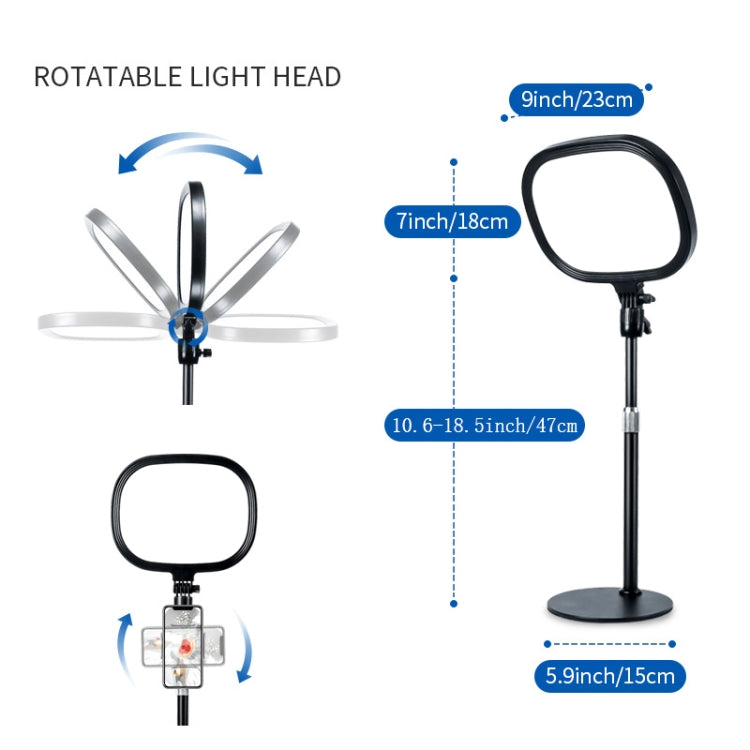 S20 LED Ring Live Fill Light Selfie Photography Full Screen Beauty Light, Style: Single Light - Consumer Electronics by buy2fix | Online Shopping UK | buy2fix