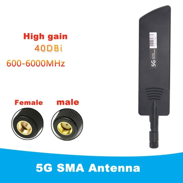 5G Full Netcom Black Plastic Sleeve Signal Strong High Gain Antenna - SMA/RP-SMA Antenna by buy2fix | Online Shopping UK | buy2fix