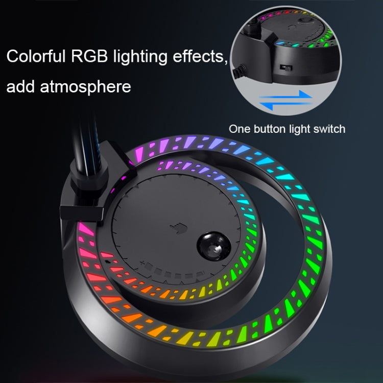 RGB Lighting Effect Computer Desktop Microphone(F3) - Consumer Electronics by buy2fix | Online Shopping UK | buy2fix