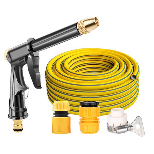 High Pressure Car Wash Hose Telescopic Watering Sprinkler, Style: H2+3 Connector+15m Tube - In Car by buy2fix | Online Shopping UK | buy2fix