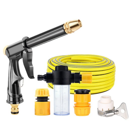 High Pressure Car Wash Hose Telescopic Watering Sprinkler, Style: H2+3 Connector+30m Tube+Foam Pot - In Car by buy2fix | Online Shopping UK | buy2fix