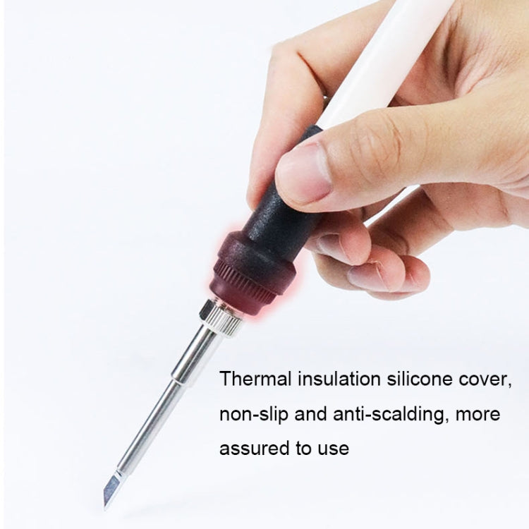 QUECOO 1.3-inch Screen Constant Temperature Soldering Iron, Set: EU Plug (955+M8) - Electric Soldering Iron by QUECOO | Online Shopping UK | buy2fix