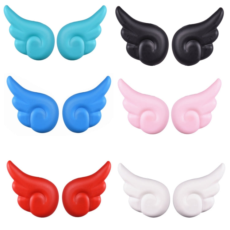 2 Pairs Motorcycle Helmet Angel Wings Decoration(Red) - In Car by buy2fix | Online Shopping UK | buy2fix