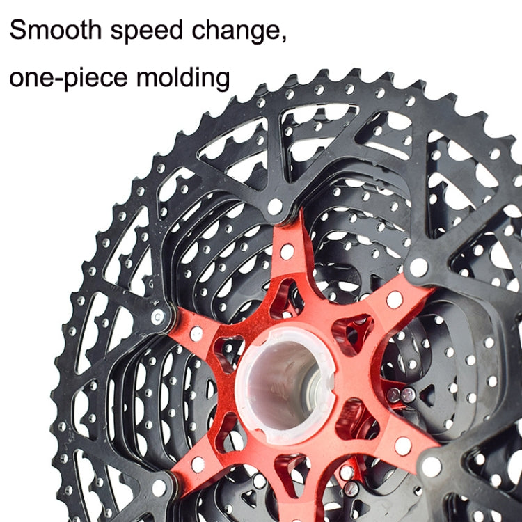 VG Sports Split Mountain Bike Lightweight Cassette Flywheel, Style: 11 Speed 42T (Black) - Outdoor & Sports by VG Sports | Online Shopping UK | buy2fix