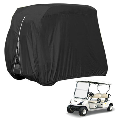 210D Oxford Cloth Golf Cart Cover Scooter Kart Dust Cover, Specification: 242 x 122 x 168 cm(Black) - Home & Garden by buy2fix | Online Shopping UK | buy2fix