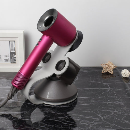 Punch Free Standing Hair Dryer Stand For Dyson 002 Silver - Home & Garden by buy2fix | Online Shopping UK | buy2fix