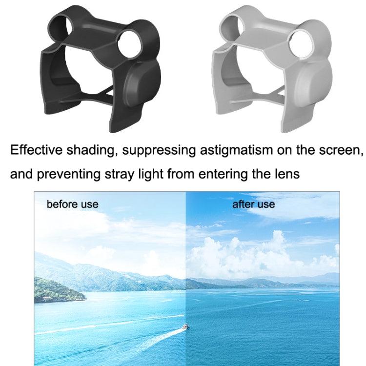 Sunnylife MM3-ZG406 Lens Hood Gimbal Protection Anti-Glare Sunshade Cover For DJI Mini3 Pro(Grey) - DJI & GoPro Accessories by Sunnylife | Online Shopping UK | buy2fix