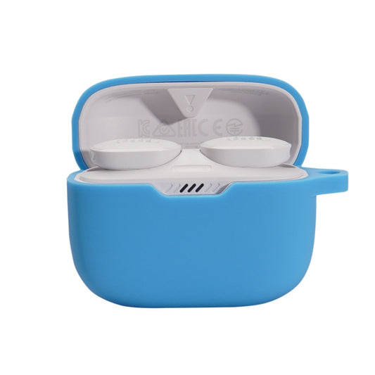 For JBL T230NC TWS Wireless Bluetooth Headphones Silicone Case(Sky Blue) - JBL Earphone Case by buy2fix | Online Shopping UK | buy2fix