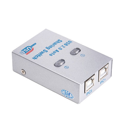 SW68 2 In 1 Switcher USB Automatic Print Sharer, Color: Silver - USB 2.0 HUB by buy2fix | Online Shopping UK | buy2fix