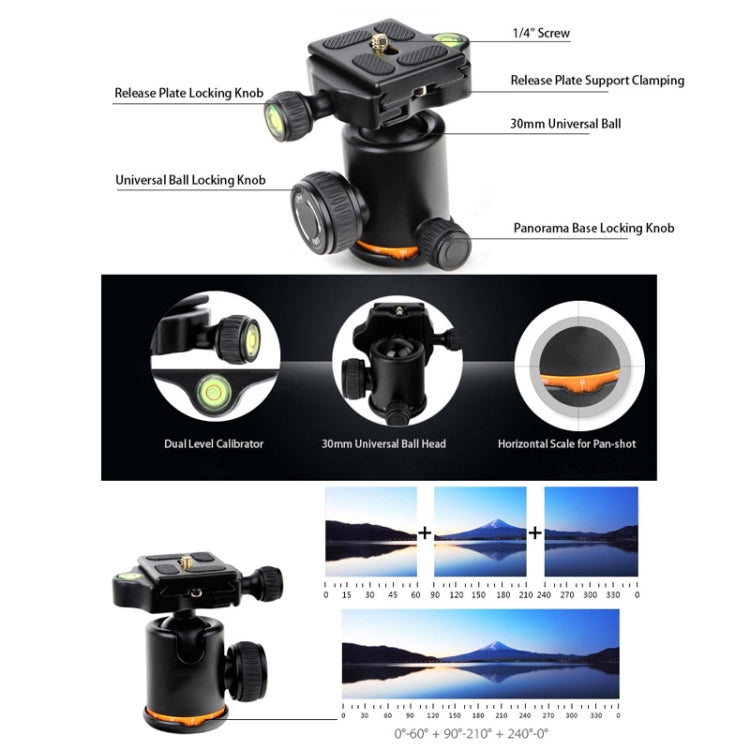 QingZhuangShiDai Q999S Portable Projector Photography Camera Live Gimbal Tripod(Black) - Consumer Electronics by QingZhuangShiDai | Online Shopping UK | buy2fix
