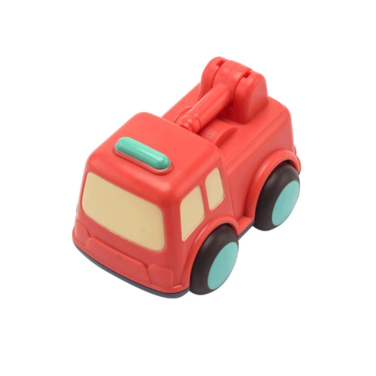 Children Cartoon Fell-Resistant Mini Inertial Pull Back Toy Car(Fire) - Model Toys by buy2fix | Online Shopping UK | buy2fix