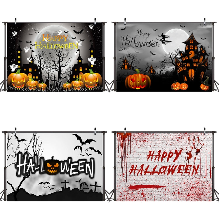 2.1m x 1.5m Halloween Element Shoting Background Cloth Party Decoration Backdrop(4514) - Camera Accessories by buy2fix | Online Shopping UK | buy2fix