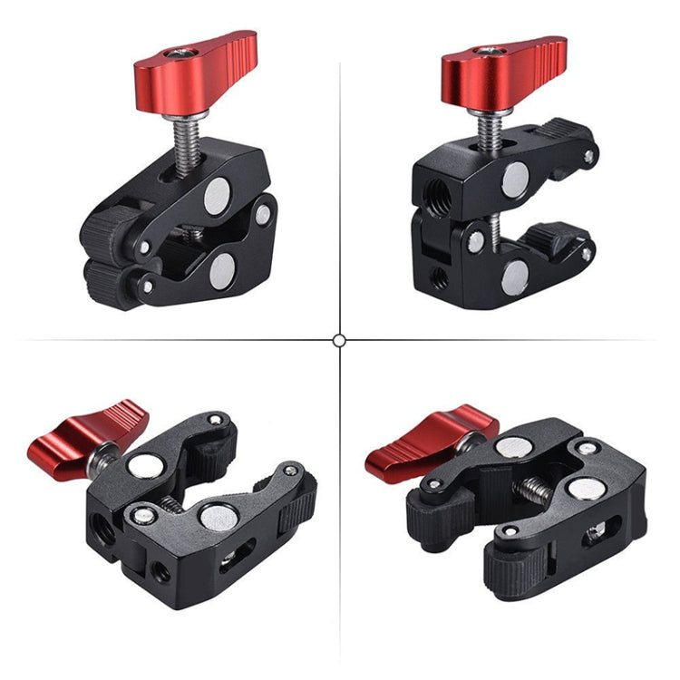 JMSUZ 124124 SLR Camera Rail Adjustable Clamp Crab Clamp+Magic Arm -  by JMSUZ | Online Shopping UK | buy2fix