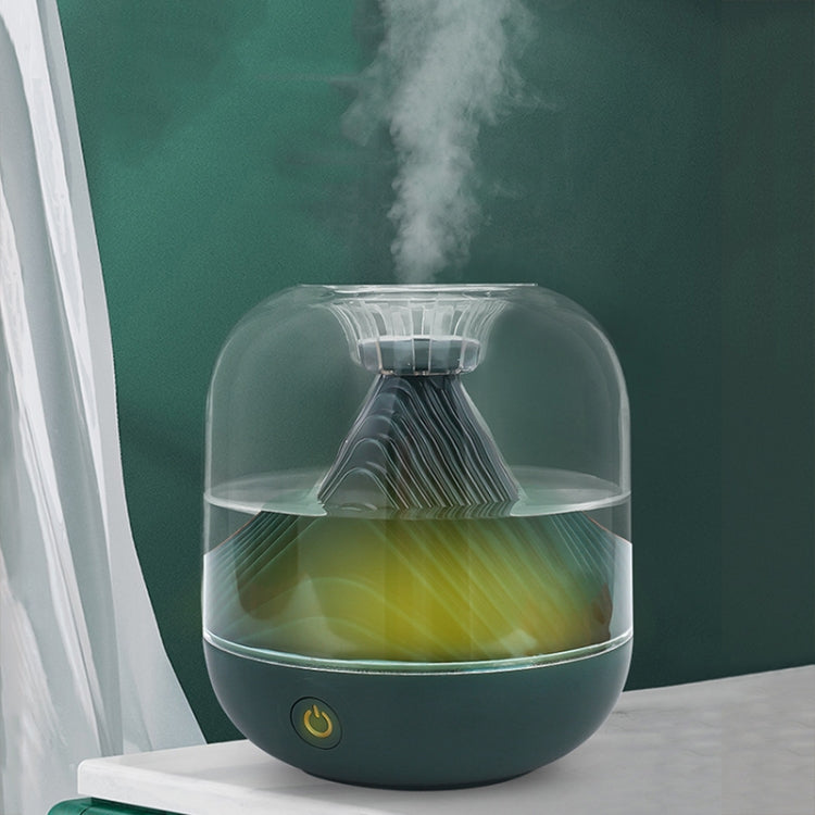 FX-039 USB Charging Ambient Light Humidifier Mountain Mini Wireless Humidifier(Green) - Home & Garden by buy2fix | Online Shopping UK | buy2fix