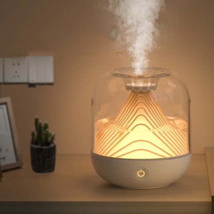 FX-039 USB Charging Ambient Light Humidifier Mountain Mini Wireless Humidifier(Green) - Home & Garden by buy2fix | Online Shopping UK | buy2fix