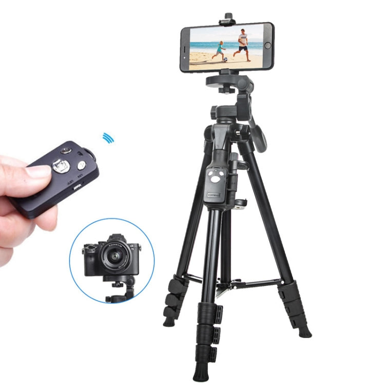 YUNTENG 6108 Camera Tripod With Mobile Phone Bluetooth Remote Control - Tripods by YUNTENG | Online Shopping UK | buy2fix