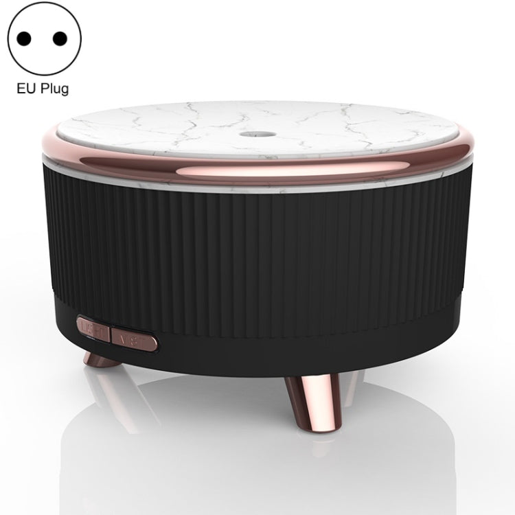 Ultrasonic Aromatherapy Diffuser Humidifier Essential Oil Diffuser EU Plug(Advanced Black) - Home & Garden by buy2fix | Online Shopping UK | buy2fix