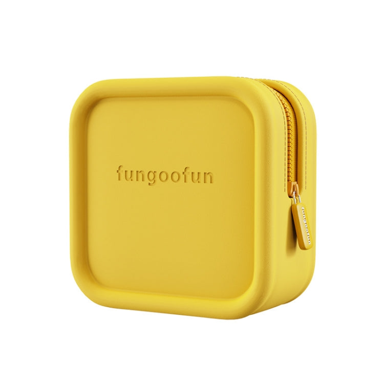 Fungoofun Candy Color EVA Travel Digital Storage Bag Cosmetic Bag, Color: Square Yellow - Digital Storage Bag by Fungoofun | Online Shopping UK | buy2fix