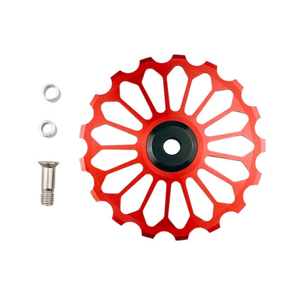 BIKERSAY Bicycle Rear Derailleur Bearing Guide Wheel Accessories, Color: SDL-17 Red - Outdoor & Sports by BIKERSAY | Online Shopping UK | buy2fix