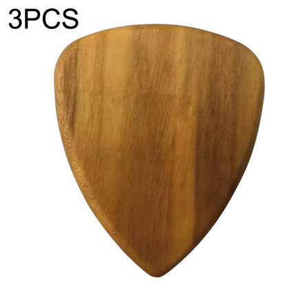 3PCS Folk Fingers Solid Wood Guitar Pick Music Accessories Color Random Delivery - Guitar Tuner by buy2fix | Online Shopping UK | buy2fix