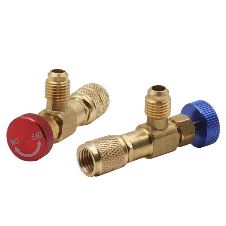 Air Conditioner Fluoridation Safety Valve Refrigerant Filling Connector(Side R410 Bottom R410) - In Car by buy2fix | Online Shopping UK | buy2fix