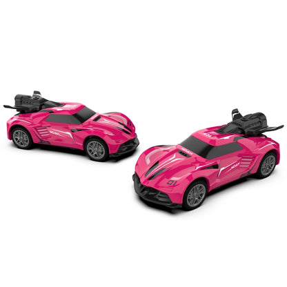 SL-354A 27 Frequency 1:24 Light Spray Remote Control Car Toy Model(Rose Red) - RC Cars by buy2fix | Online Shopping UK | buy2fix